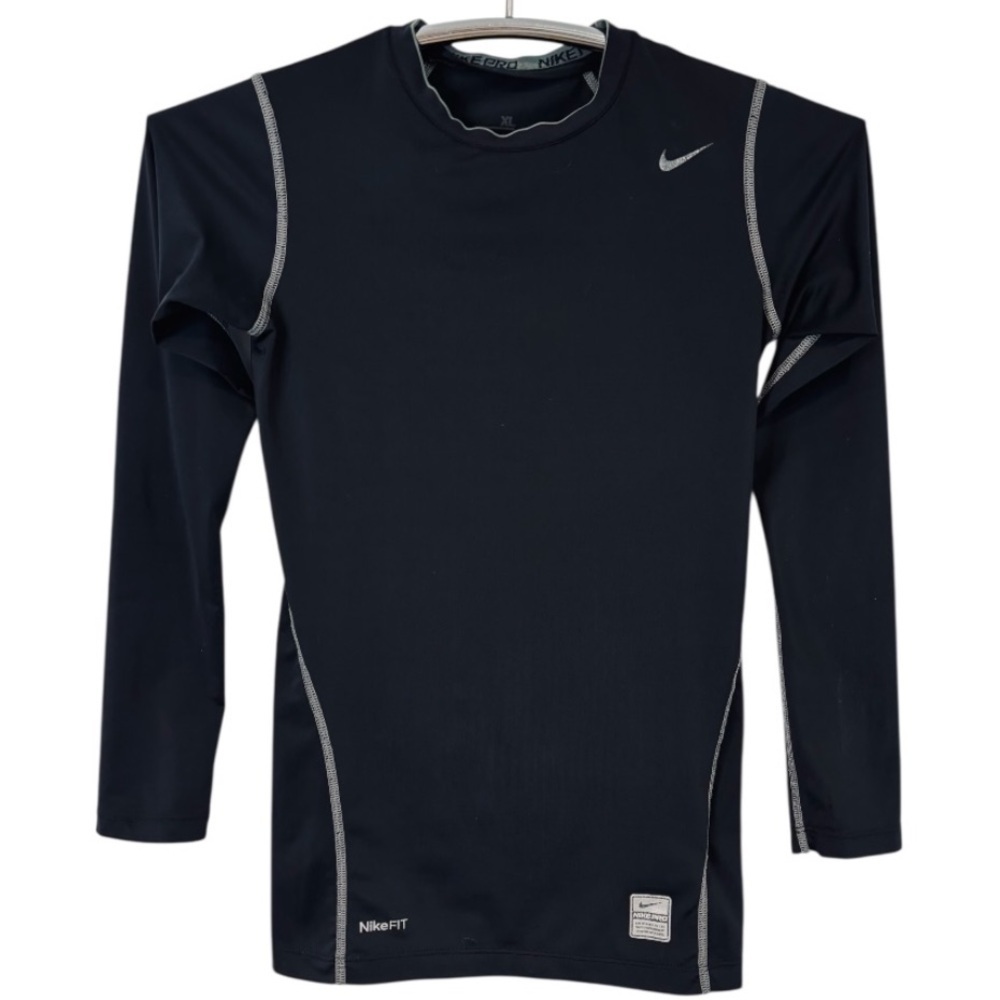Nike Pro Combat Black Dri-FIT Women’s Long Sleeve Compression Shirt Size XL